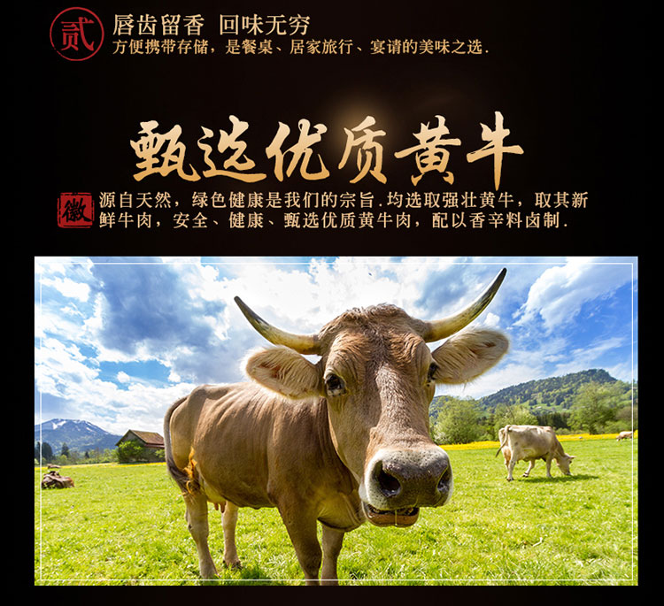 淘宝酱牛肉店铺设计外包案例