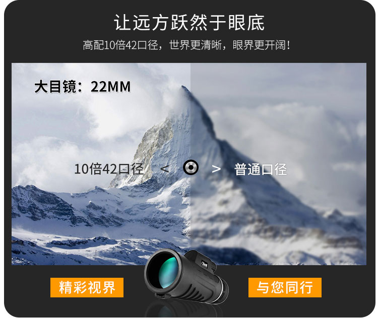 望远镜淘宝店铺设计外包案例