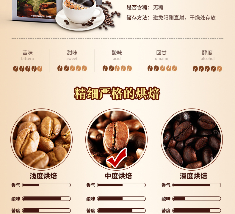 淘宝咖啡详情页设计外包案列