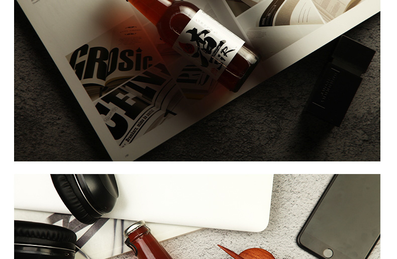 山楂气泡水详情页设计